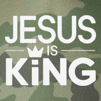 Christian Jesus Is King Design Crown Legacy Tie Dye Trucker Hat