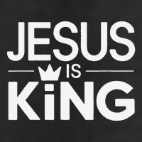 Christian Jesus Is King Design Crown Cool Comfort Performance Bucket Hat
