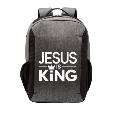 Christian Jesus Is King Design Crown Vector Backpack