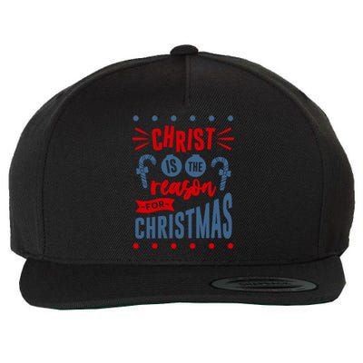 Christ Jesus Is The Reason For The Season Christmas Gift Wool Snapback Cap