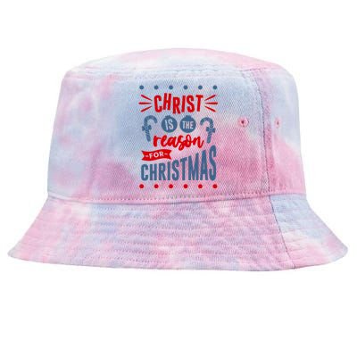 Christ Jesus Is The Reason For The Season Christmas Gift Tie-Dyed Bucket Hat