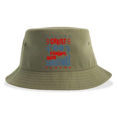 Christ Jesus Is The Reason For The Season Christmas Gift Sustainable Bucket Hat