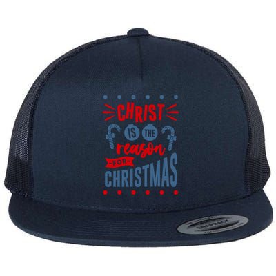 Christ Jesus Is The Reason For The Season Christmas Gift Flat Bill Trucker Hat