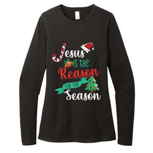 Christ Jesus Is The Reason For The Season Christmas Funny Gift Womens CVC Long Sleeve Shirt