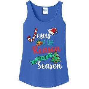 Christ Jesus Is The Reason For The Season Christmas Funny Gift Ladies Essential Tank