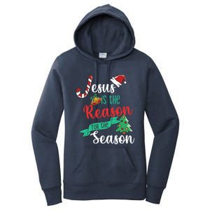 Christ Jesus Is The Reason For The Season Christmas Funny Gift Women's Pullover Hoodie