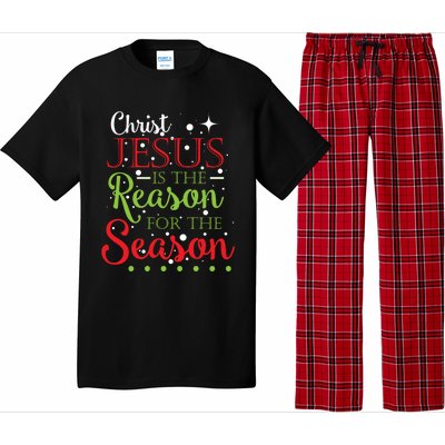 Christ Jesus Is The Reason For The Season Funny Christmas Pa Gift Pajama Set