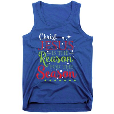 Christ Jesus Is The Reason For The Season Funny Christmas Pa Gift Tank Top