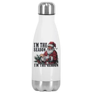 Christmas Jesus Is The Reason For The Season Nativity Long S Stainless Steel Insulated Water Bottle