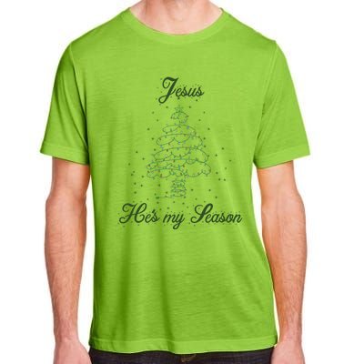 Christ Jesus Is The Reason For The Season Holiday Christmas Gift Adult ChromaSoft Performance T-Shirt