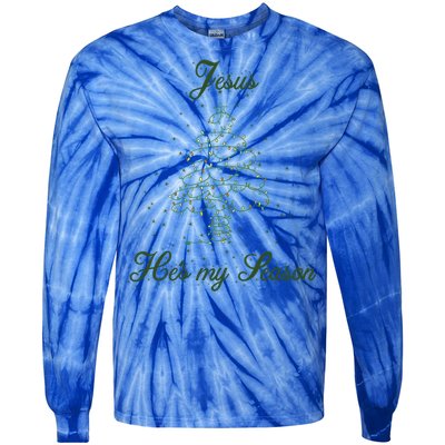 Christ Jesus Is The Reason For The Season Holiday Christmas Gift Tie-Dye Long Sleeve Shirt