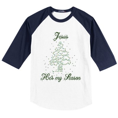 Christ Jesus Is The Reason For The Season Holiday Christmas Gift Baseball Sleeve Shirt