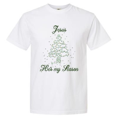 Christ Jesus Is The Reason For The Season Holiday Christmas Gift Garment-Dyed Heavyweight T-Shirt