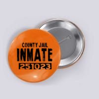 County Jail Inmate Funny Easy Halloween Prisoner Costume Button