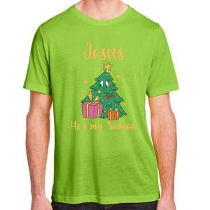 Christ Jesus Is The Reason For The Season Holiday Christmas Cute Gift Adult ChromaSoft Performance T-Shirt