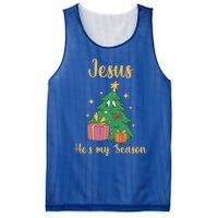 Christ Jesus Is The Reason For The Season Holiday Christmas Cute Gift Mesh Reversible Basketball Jersey Tank