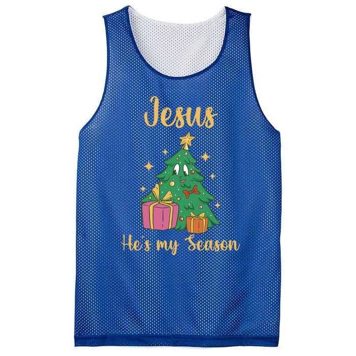 Christ Jesus Is The Reason For The Season Holiday Christmas Cute Gift Mesh Reversible Basketball Jersey Tank