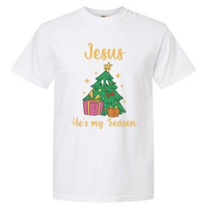 Christ Jesus Is The Reason For The Season Holiday Christmas Cute Gift Garment-Dyed Heavyweight T-Shirt