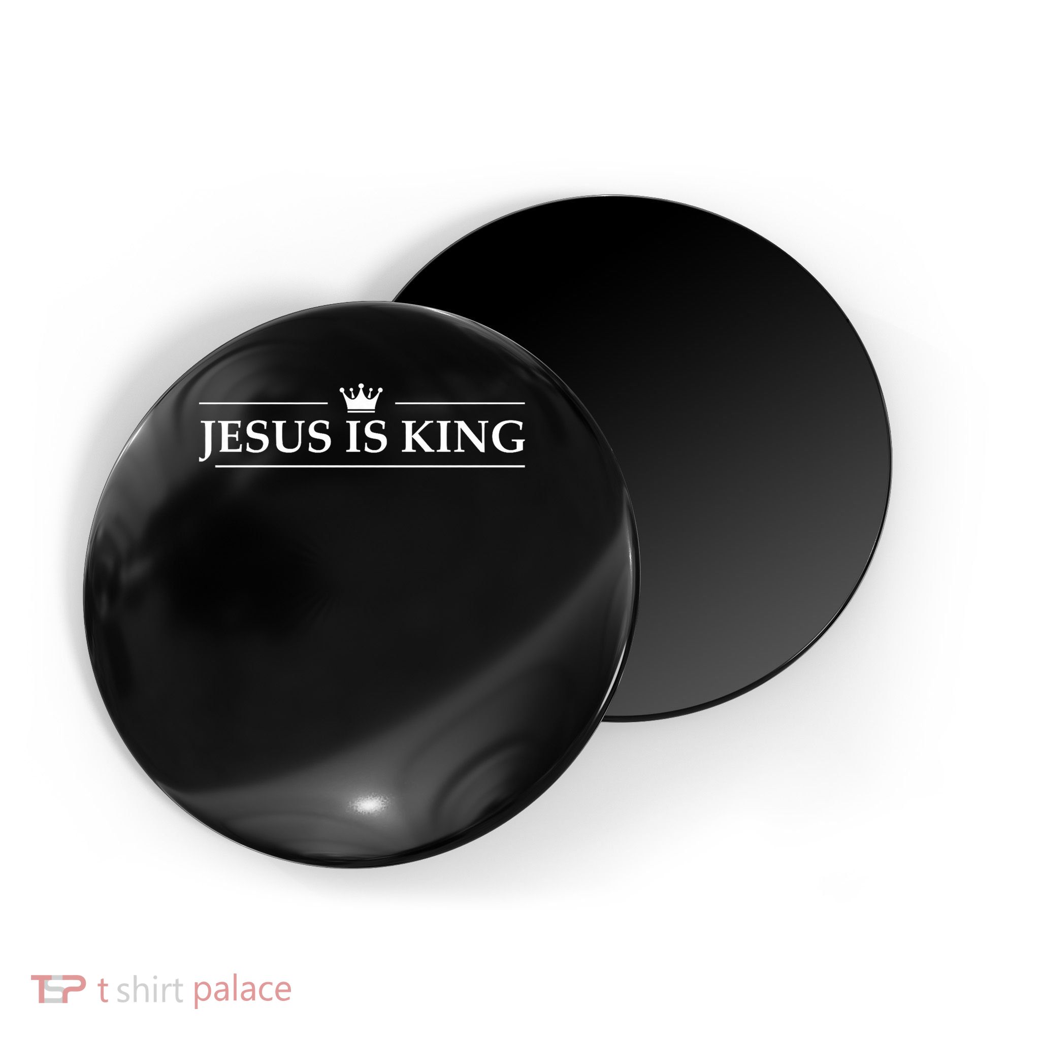 Christian Jesus is King Design Crown Magnet