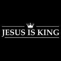 Christian Jesus is King Design Crown Magnet