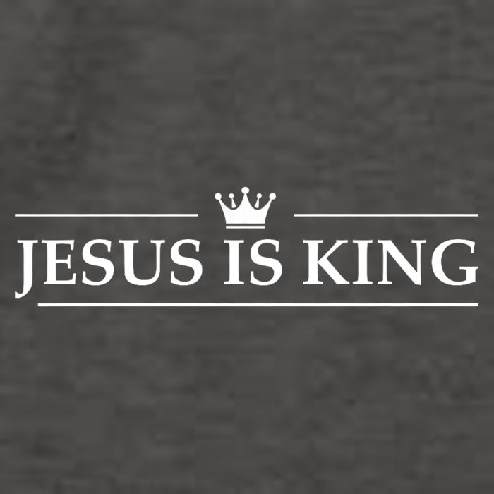 Christian Jesus is King Design Crown Vector Backpack
