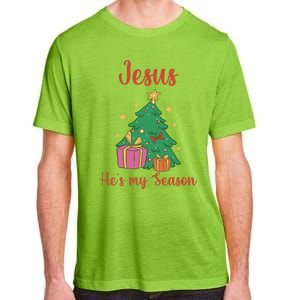 Christ Jesus Is The Reason For The Season Holiday Christmas Cute Gift Adult ChromaSoft Performance T-Shirt