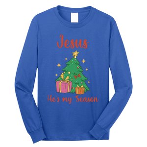 Christ Jesus Is The Reason For The Season Holiday Christmas Cute Gift Long Sleeve Shirt