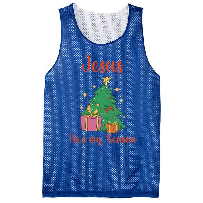 Christ Jesus Is The Reason For The Season Holiday Christmas Cute Gift Mesh Reversible Basketball Jersey Tank