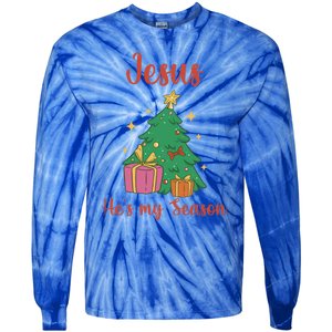 Christ Jesus Is The Reason For The Season Holiday Christmas Cute Gift Tie-Dye Long Sleeve Shirt