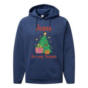 Christ Jesus Is The Reason For The Season Holiday Christmas Cute Gift Performance Fleece Hoodie