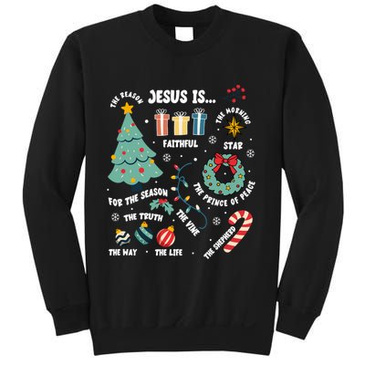 Christian Jesus Is The Reason Christmas Stocking Stuffer Sweatshirt