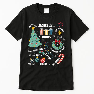 Christian Jesus Is The Reason Christmas Stocking Stuffer Tall T-Shirt