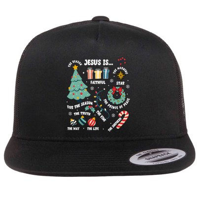 Christian Jesus Is The Reason Christmas Stocking Stuffer Flatbill Hat