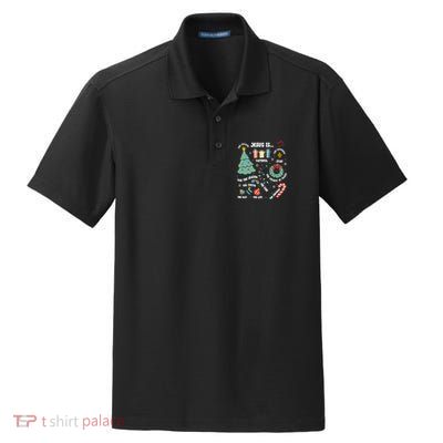Christian Jesus Is The Reason Christmas Stocking Stuffer Dry Zone Grid Polo