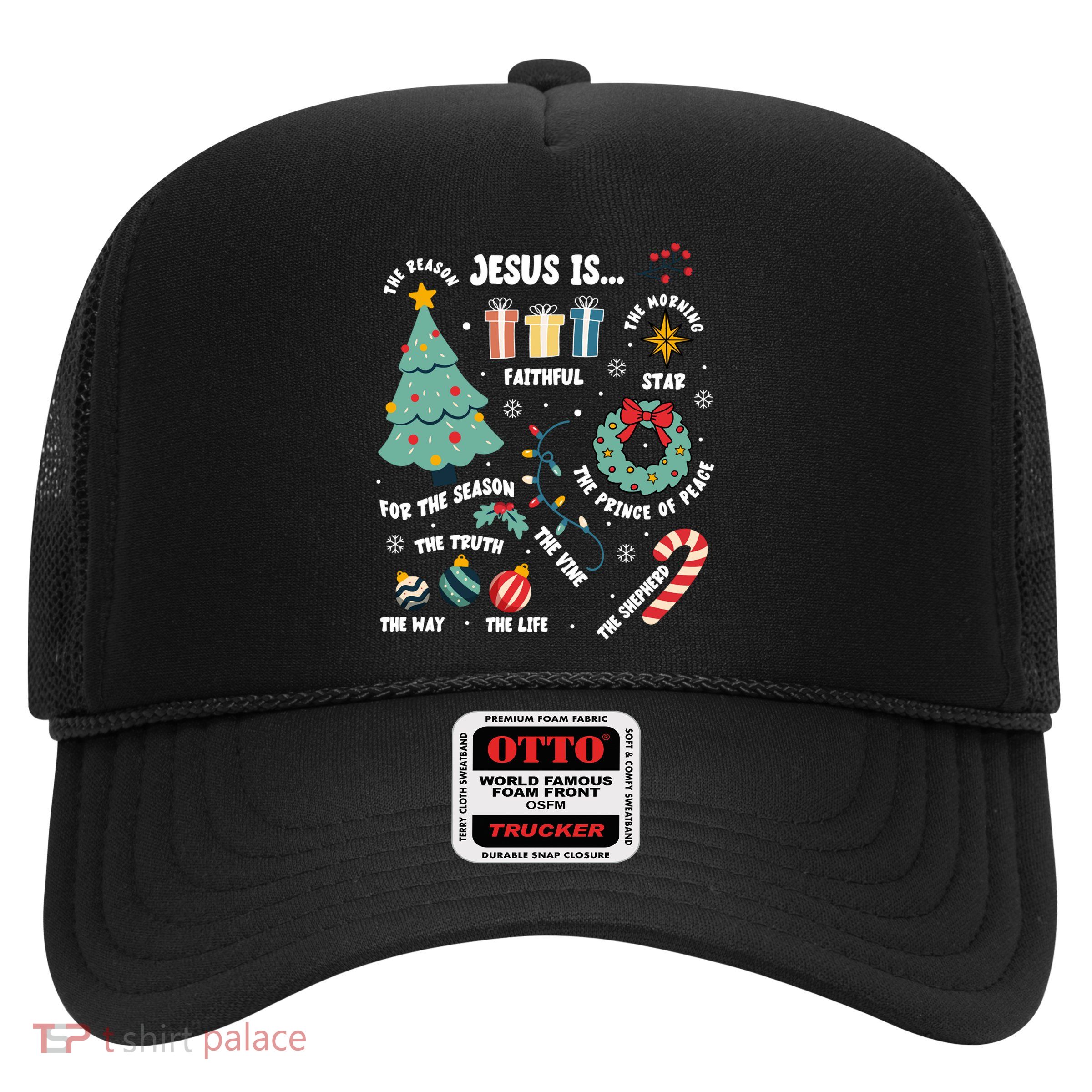 Christian Jesus Is The Reason Christmas Stocking Stuffer Trucker Hat