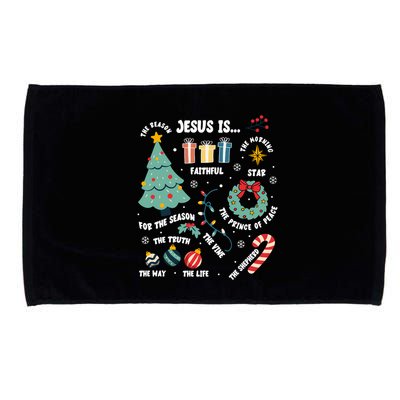 Christian Jesus Is The Reason Christmas Stocking Stuffer Microfiber Hand Towel