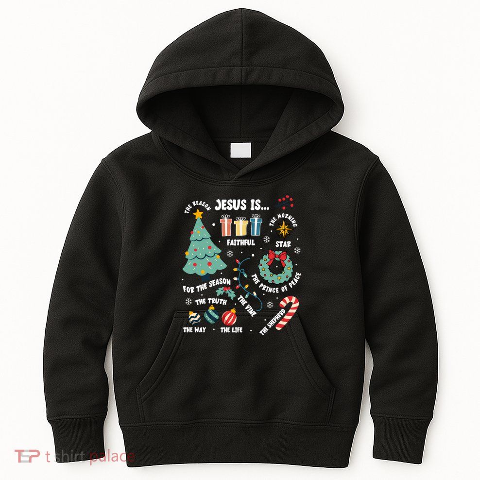 Christian Jesus Is The Reason Christmas Stocking Stuffer Kids Hoodie