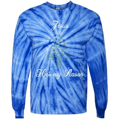 Christ Jesus Is The Reason For The Season Holiday Christmas Gift Tie-Dye Long Sleeve Shirt