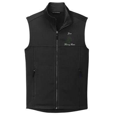 Christ Jesus Is The Reason For The Season Holiday Christmas Gift Collective Smooth Fleece Vest