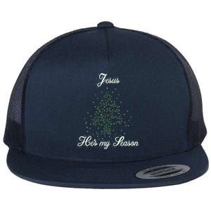 Christ Jesus Is The Reason For The Season Holiday Christmas Gift Flat Bill Trucker Hat