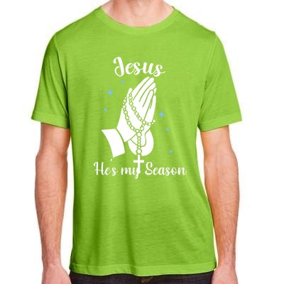 Christ Jesus Is The Reason For The Season Holiday Christmas Funny Gift Adult ChromaSoft Performance T-Shirt