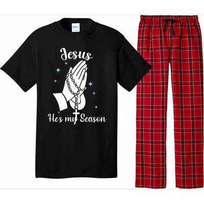 Christ Jesus Is The Reason For The Season Holiday Christmas Funny Gift Pajama Set