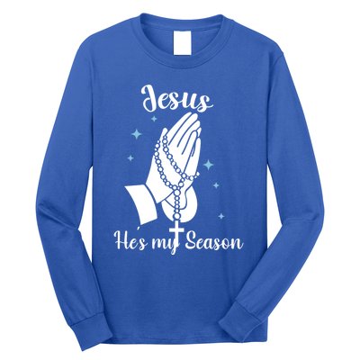 Christ Jesus Is The Reason For The Season Holiday Christmas Funny Gift Long Sleeve Shirt