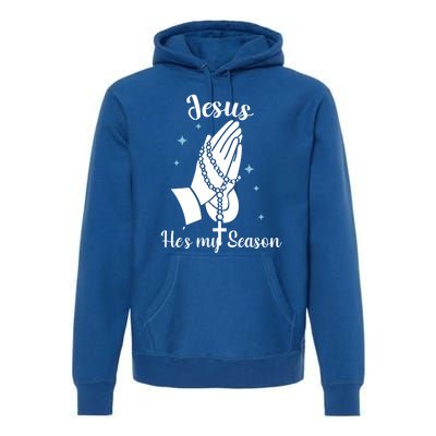 Christ Jesus Is The Reason For The Season Holiday Christmas Funny Gift Premium Hoodie