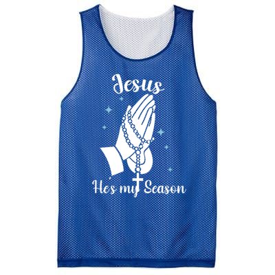 Christ Jesus Is The Reason For The Season Holiday Christmas Funny Gift Mesh Reversible Basketball Jersey Tank