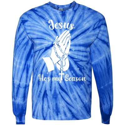 Christ Jesus Is The Reason For The Season Holiday Christmas Funny Gift Tie-Dye Long Sleeve Shirt