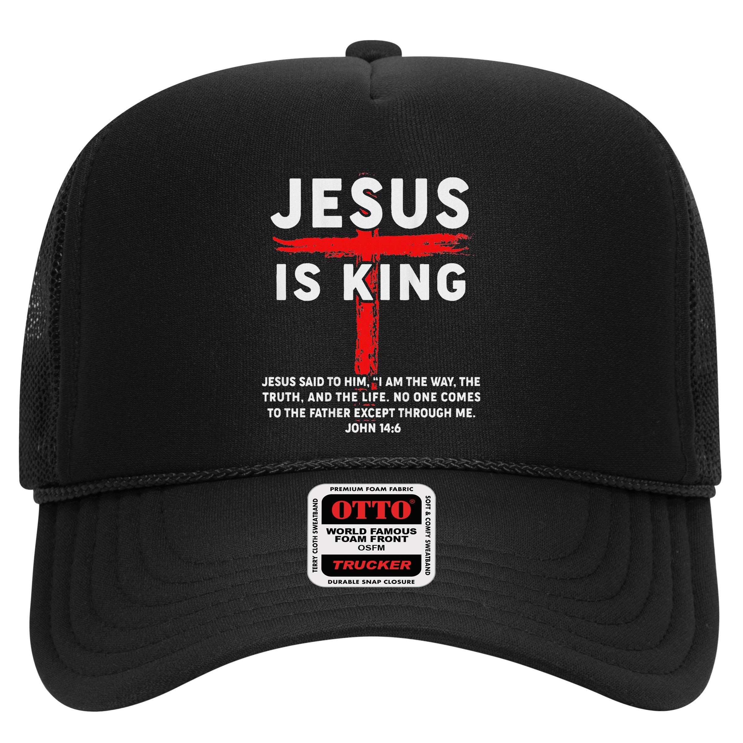 Christian Jesus Is King Women N Girl Blessed Dad God Hat
