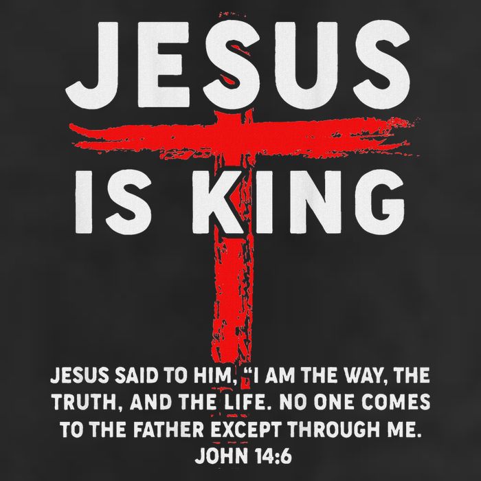 Christian Jesus Is King Women N Girl Blessed Dad God Hat