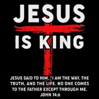 Christian Jesus Is King Women N Girl Blessed Dad God Zip Tote Bag