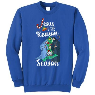 Christ Jesus Is The Reason For The Season T Sign Christmas Gift Sweatshirt